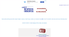 Desktop Screenshot of leftbusinessobserver.com
