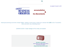 Tablet Screenshot of leftbusinessobserver.com